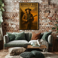 Buffalo Bill Wild West Showman Heritage Poster Print PosterGoat