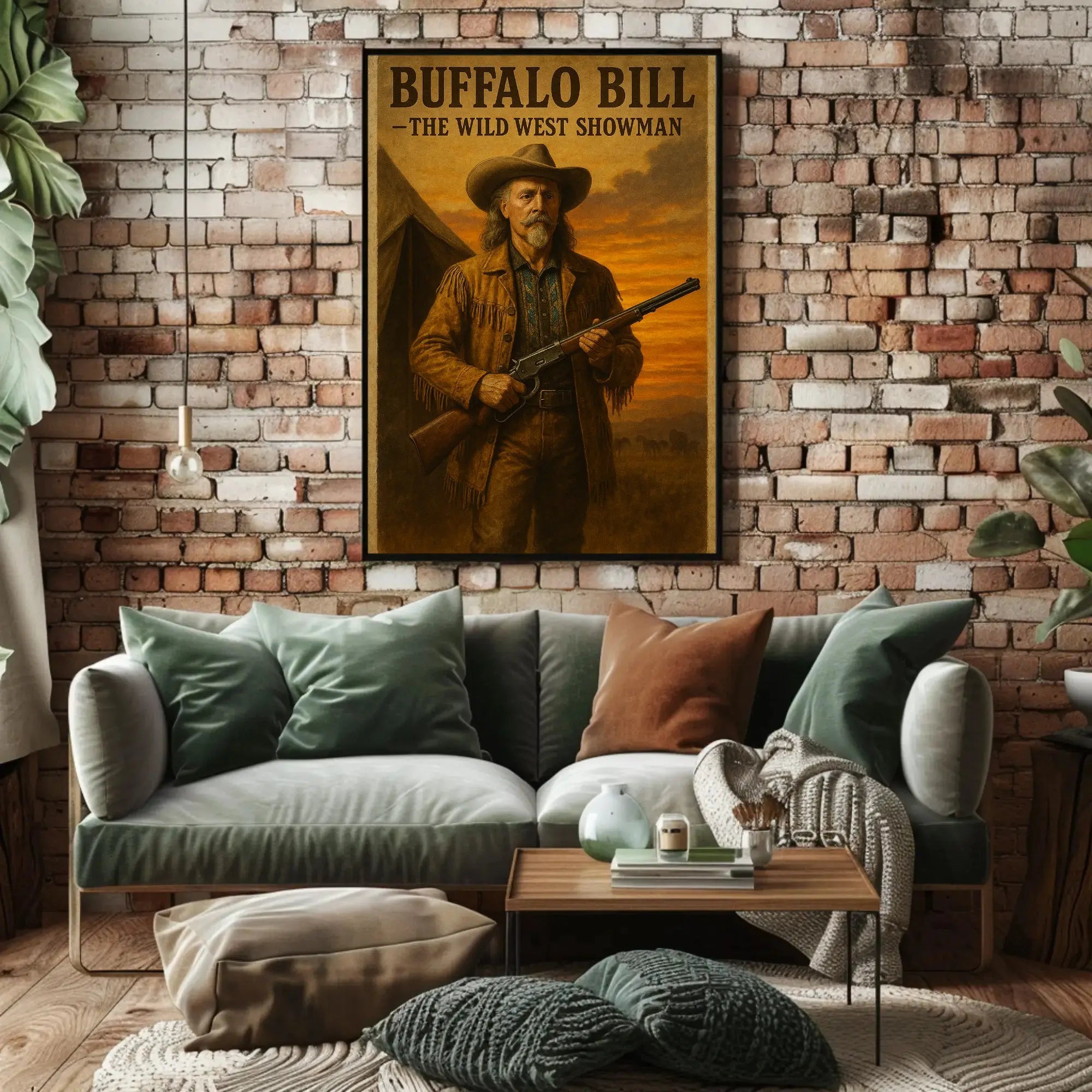 Buffalo Bill Wild West Showman Heritage Poster Print PosterGoat