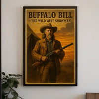 Buffalo Bill Wild West Showman Heritage Poster Print PosterGoat