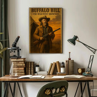 Buffalo Bill Wild West Showman Heritage Poster Print PosterGoat