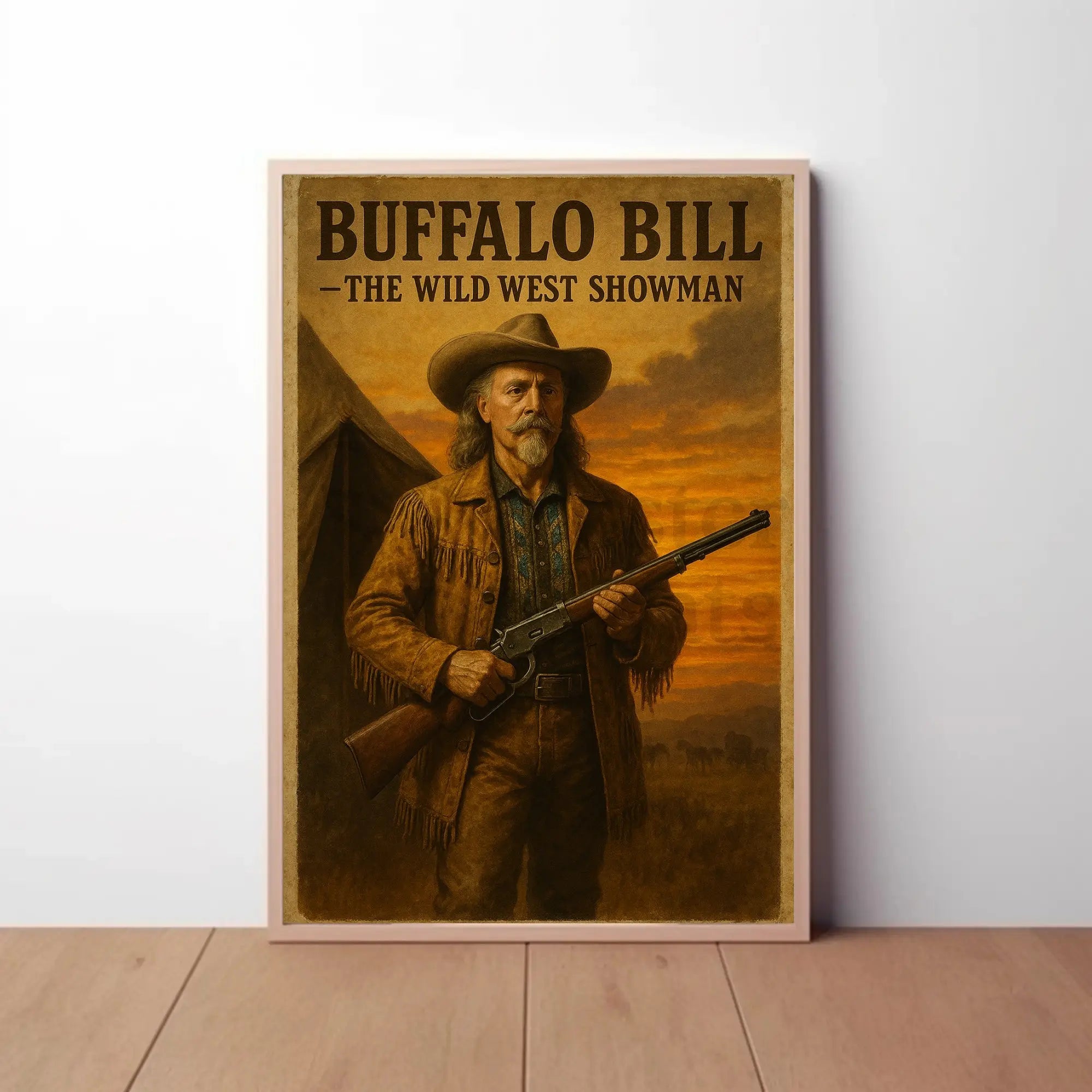 Buffalo Bill Wild West Showman Heritage Poster Print PosterGoat
