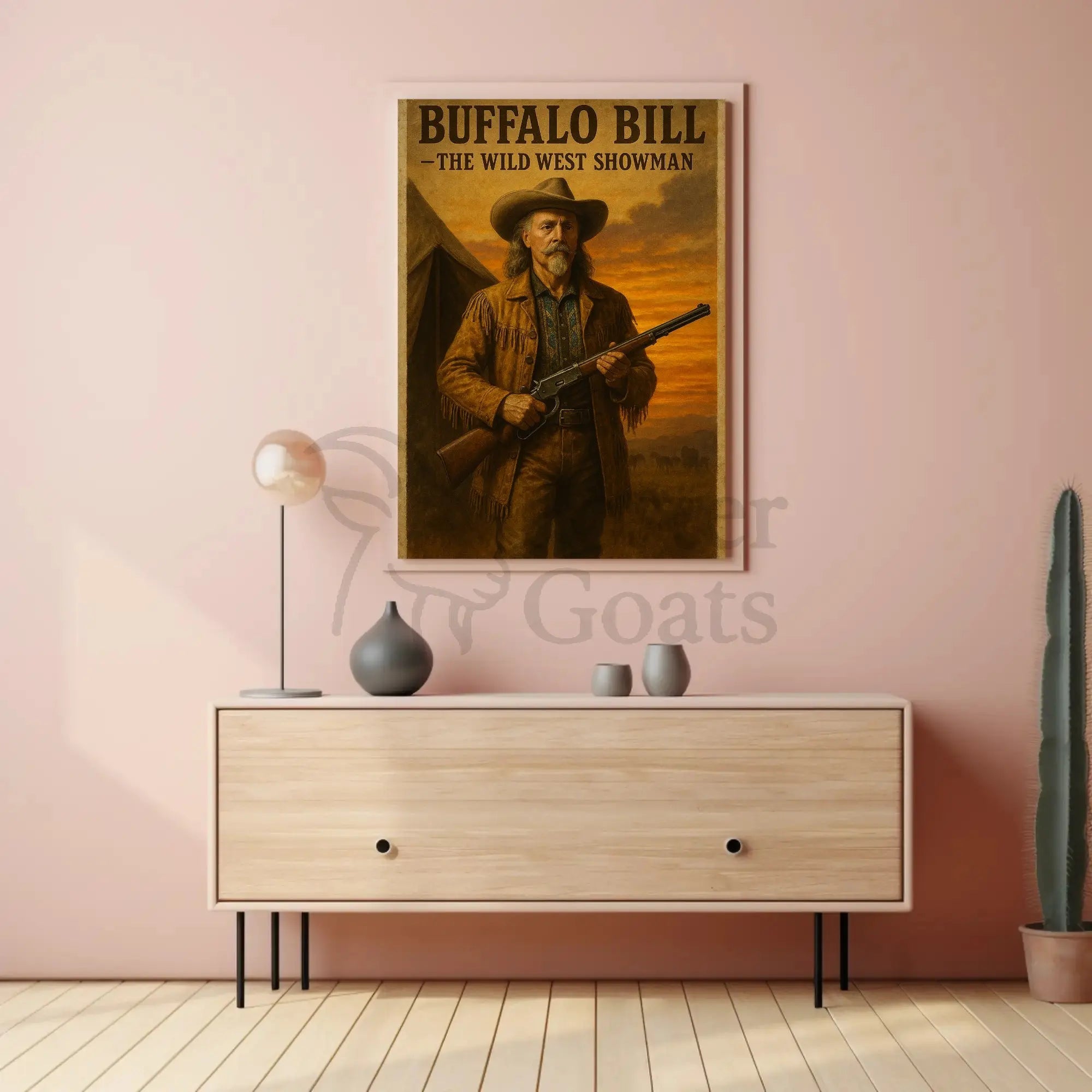 Buffalo Bill Wild West Showman Heritage Poster Print PosterGoat