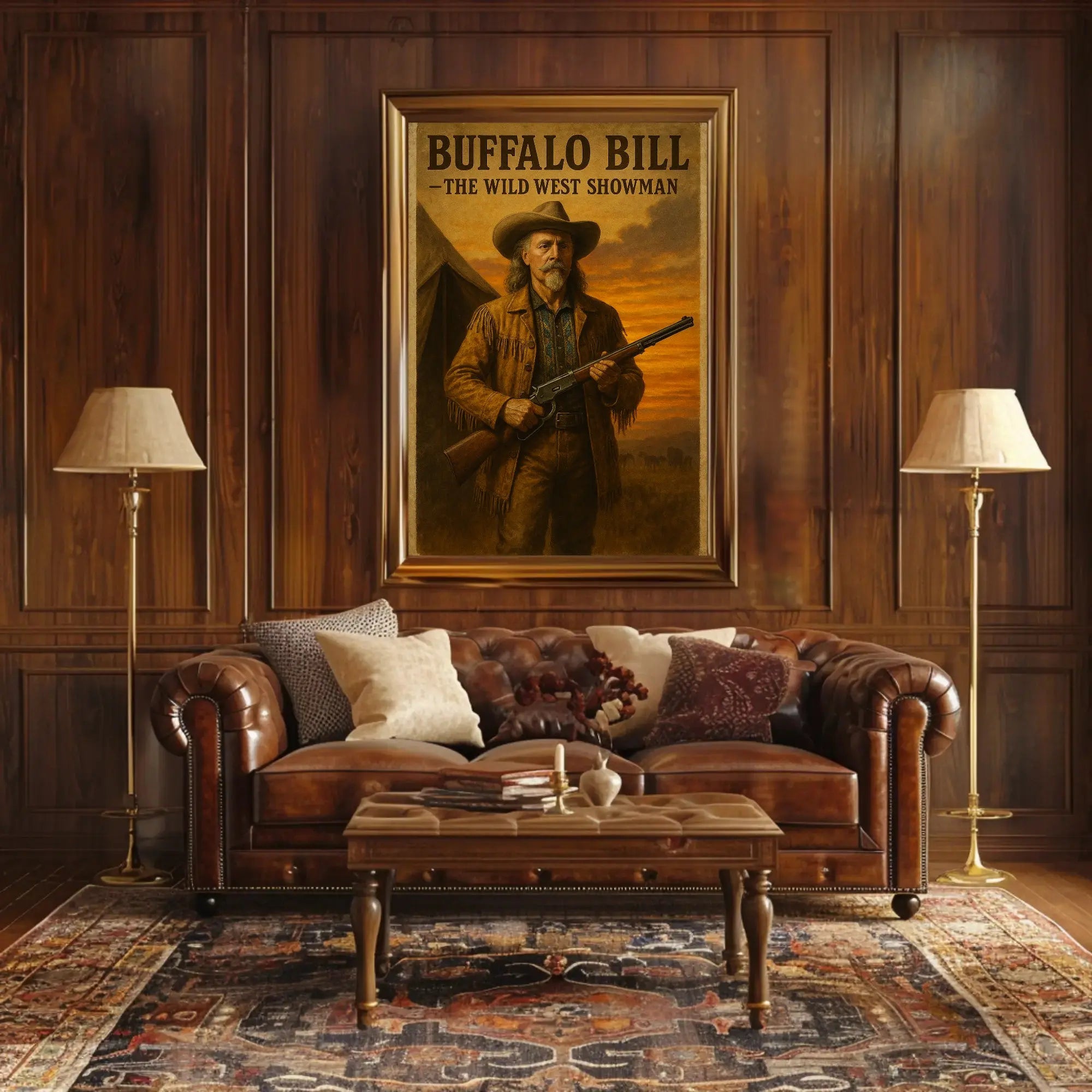 Buffalo Bill Wild West Showman Heritage Poster Print PosterGoat