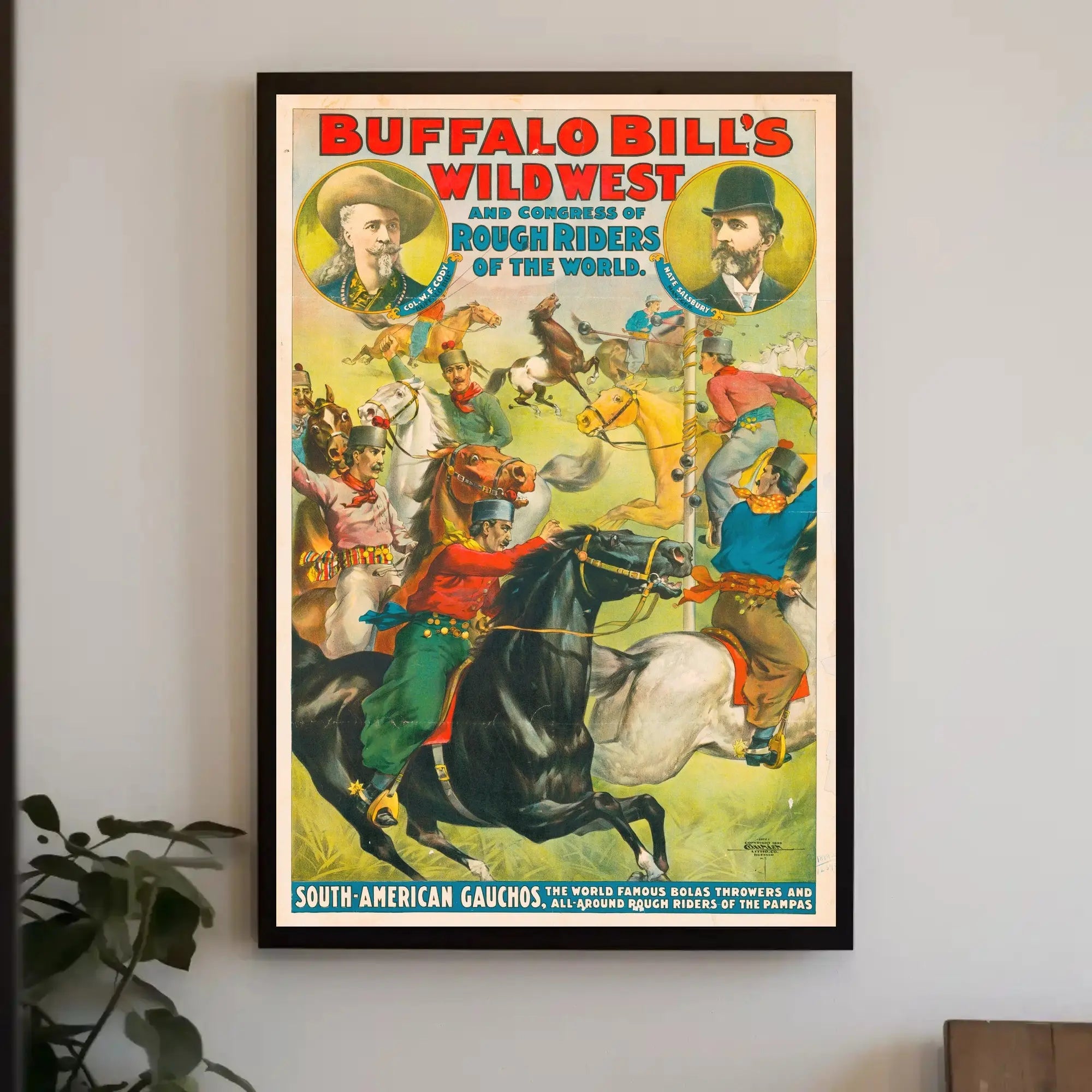 Buffalo Bill Wild West Vintage Poster Wall Art Print PosterGoat
