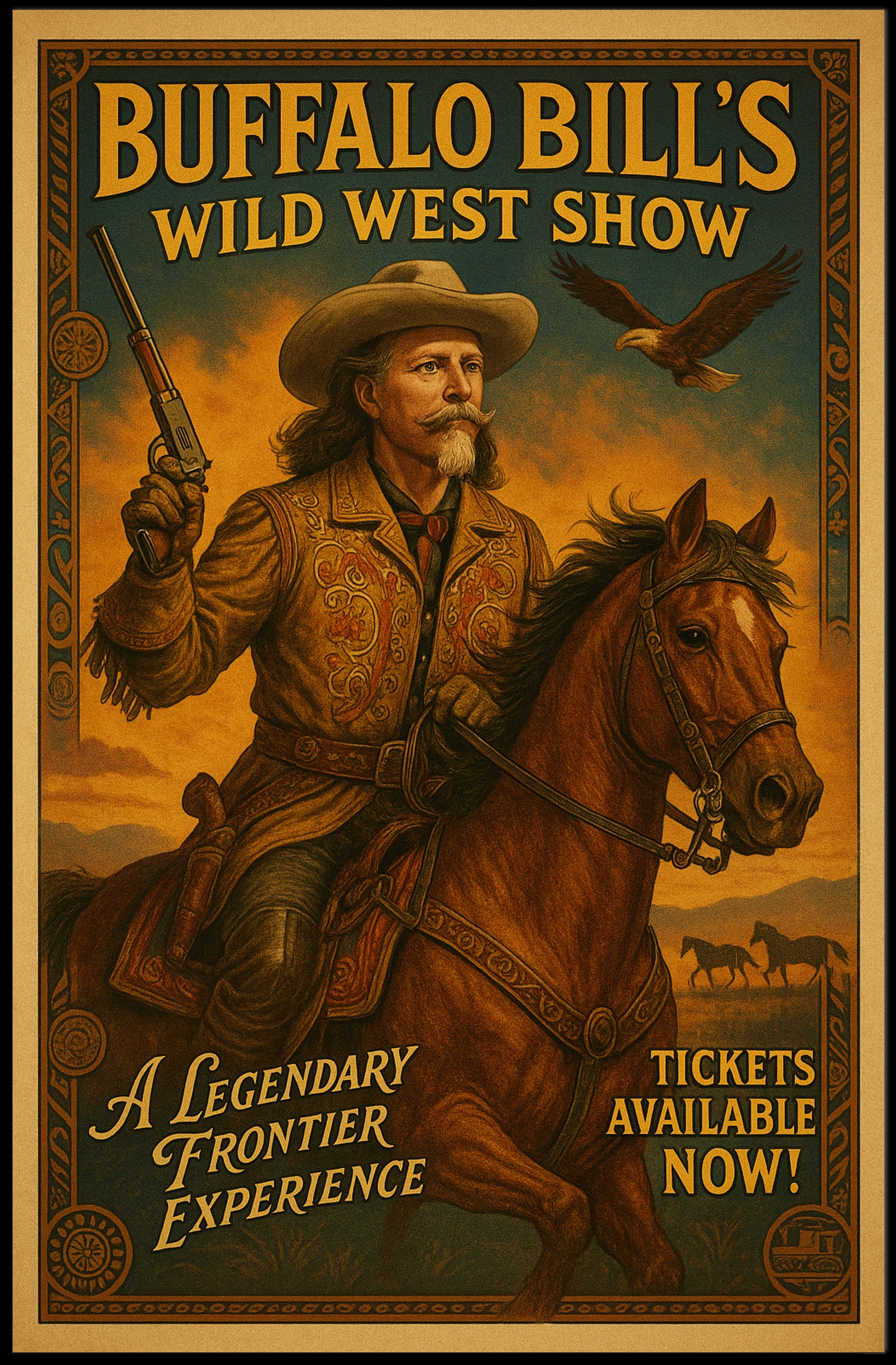 Buffalo BillS Wild West Show Poster PosterGoat
