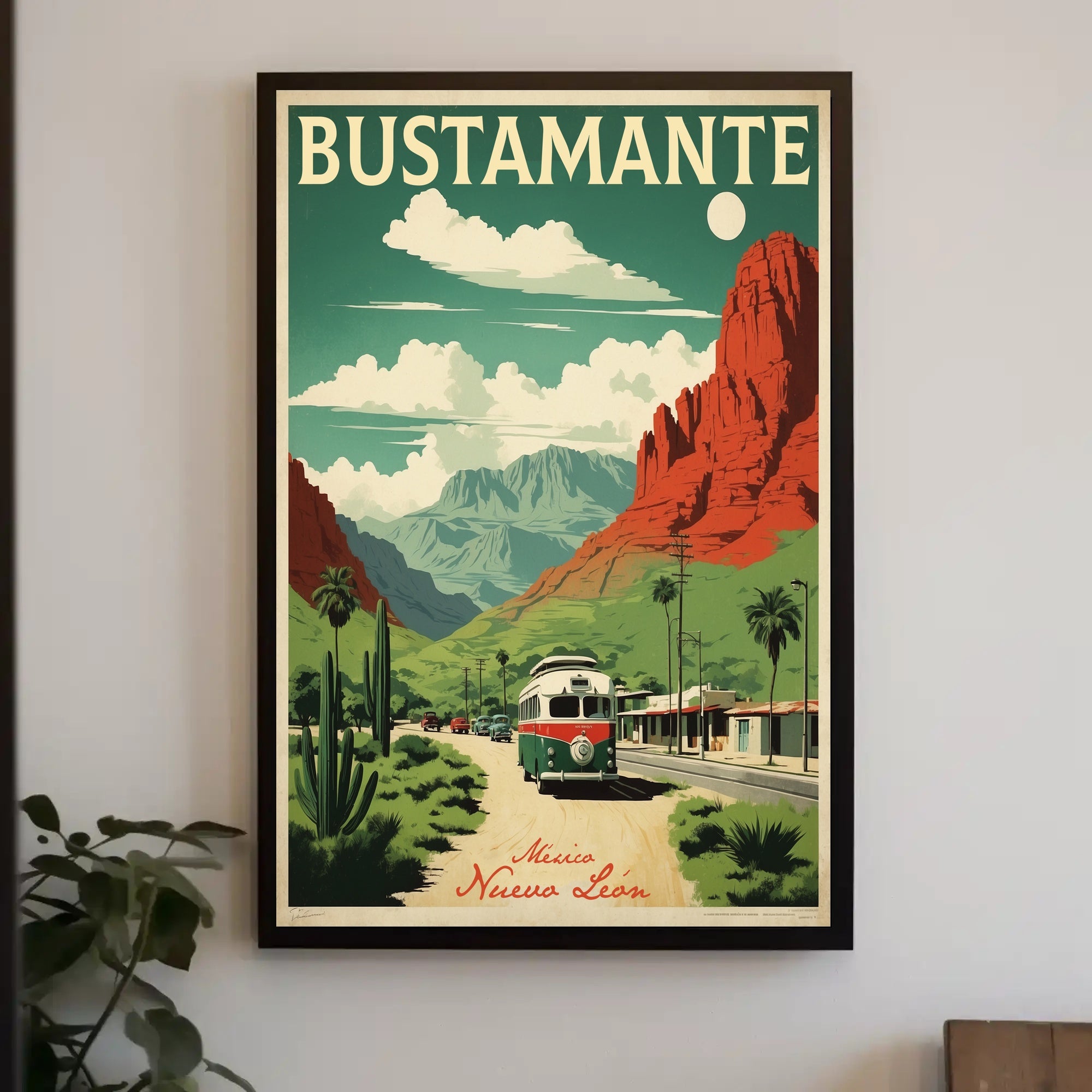 Bustamante Scenic Travel Poster PosterGoat