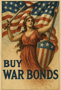 Buy War Bonds Propaganda WWII Poster PosterGoat