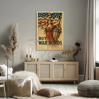 Buy War Bonds Propaganda WWII Poster PosterGoat