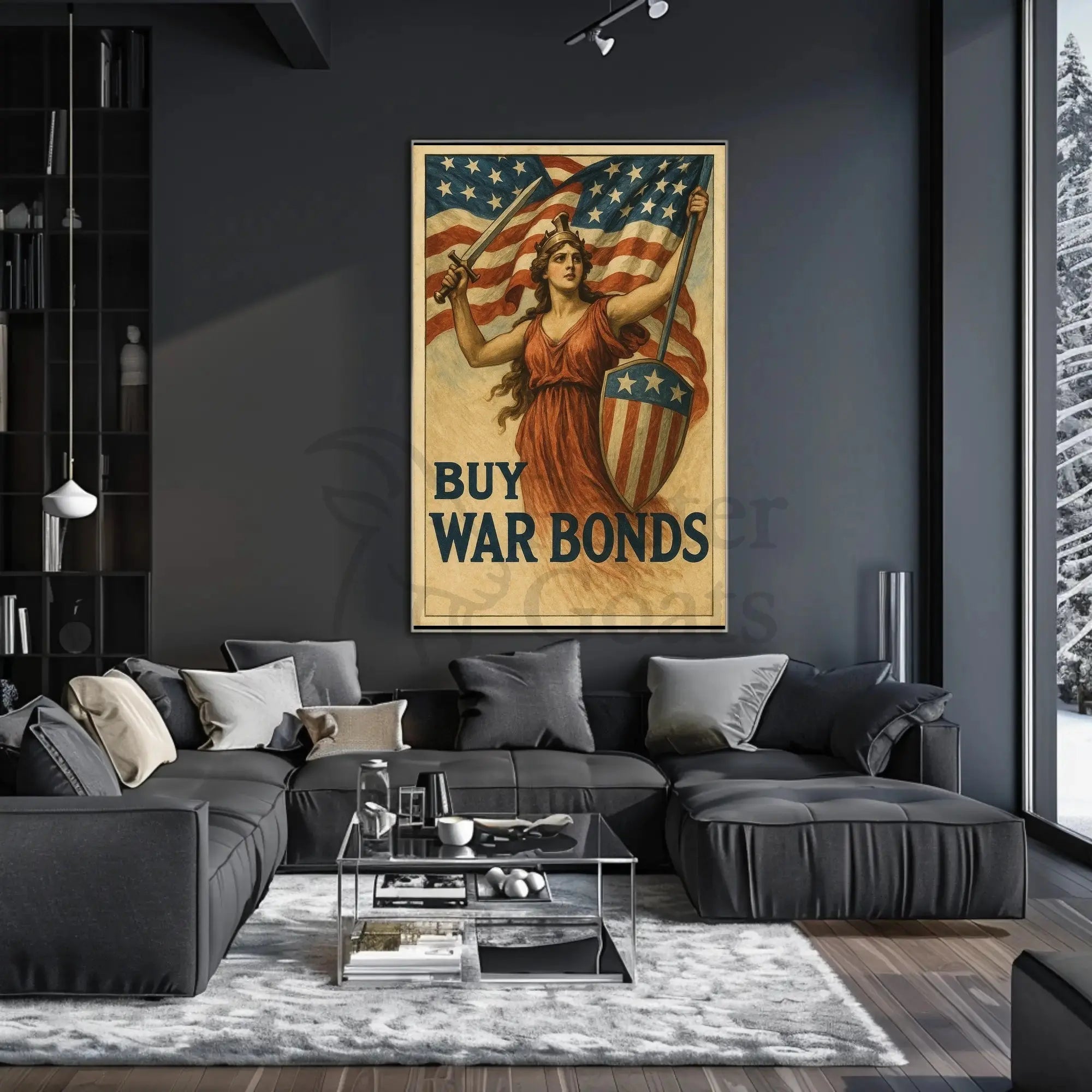 Buy War Bonds Propaganda WWII Poster PosterGoat