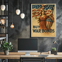 Buy War Bonds Propaganda WWII Poster PosterGoat