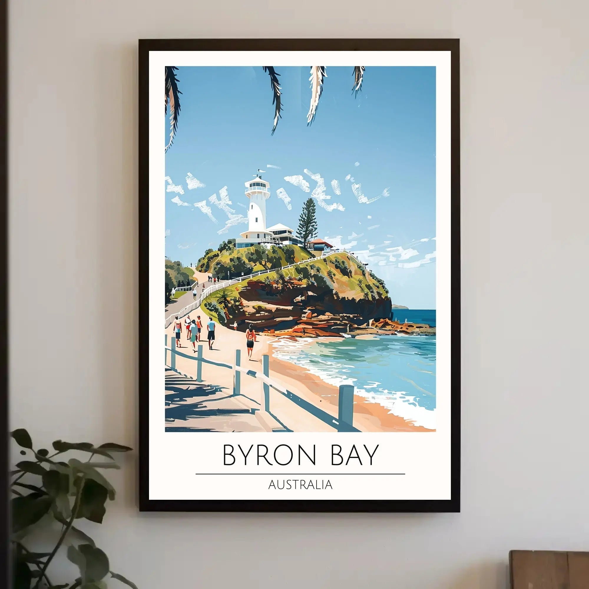 Byron Bay Travel Poster PosterGoat