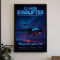 C-141B Starlifter Poster PosterGoat