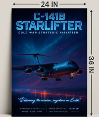 C-141B Starlifter Poster PosterGoat