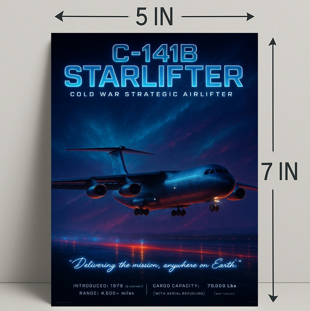 C-141B Starlifter Poster PosterGoat