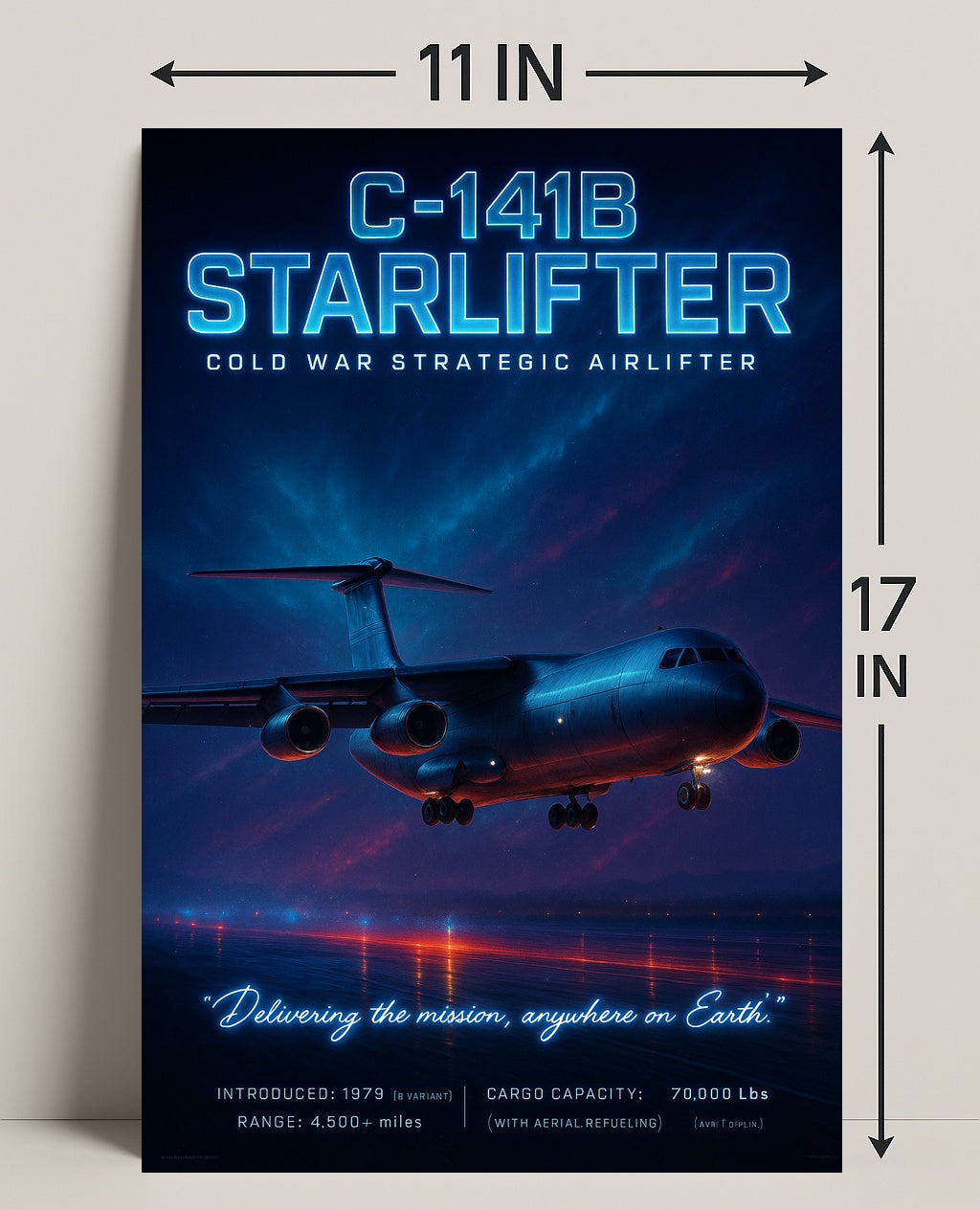 C-141B Starlifter Poster PosterGoat