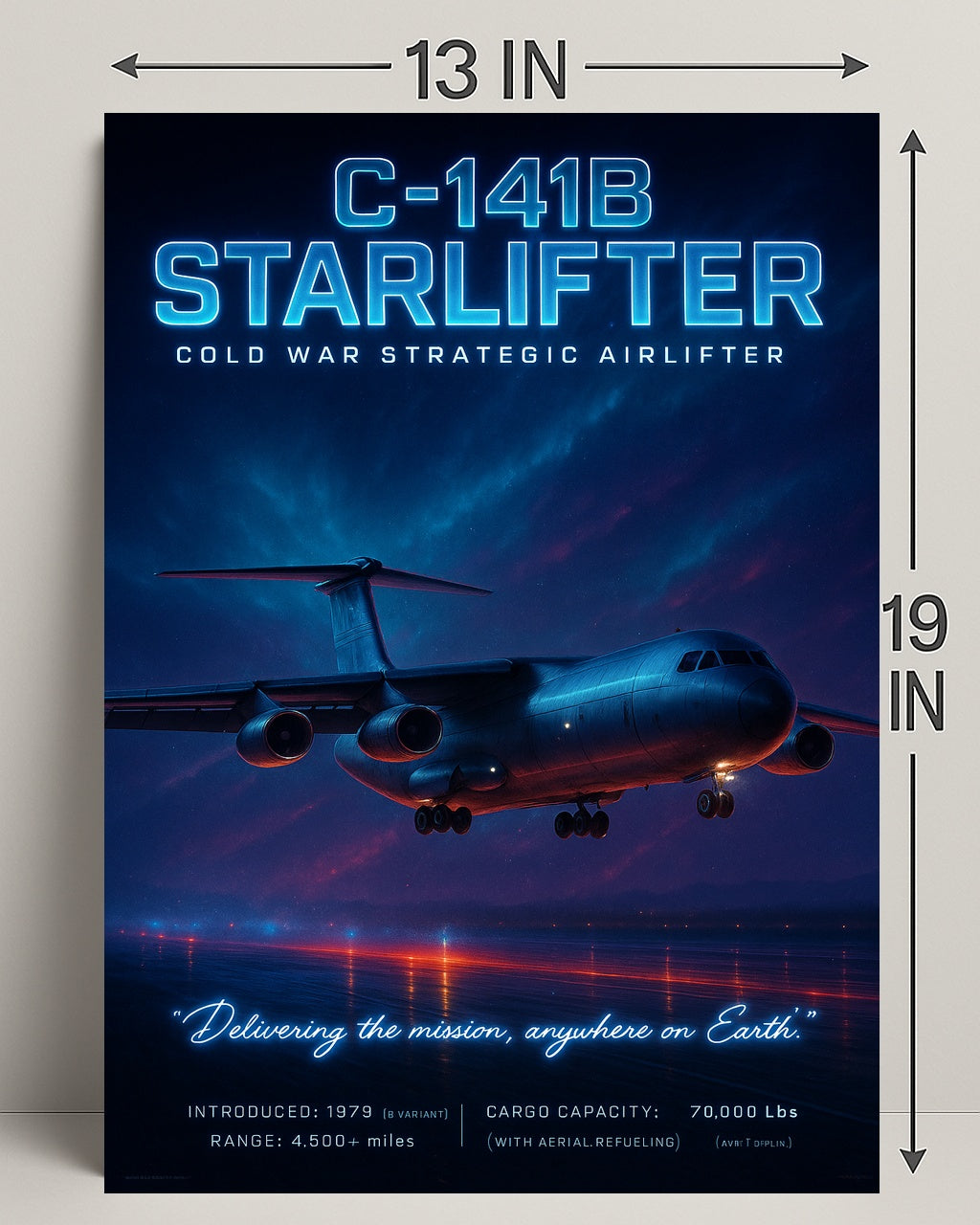 C-141B Starlifter Poster PosterGoat