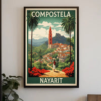 COMPOSTELA NAYARIT Scenic Village Travel Poster PosterGoat