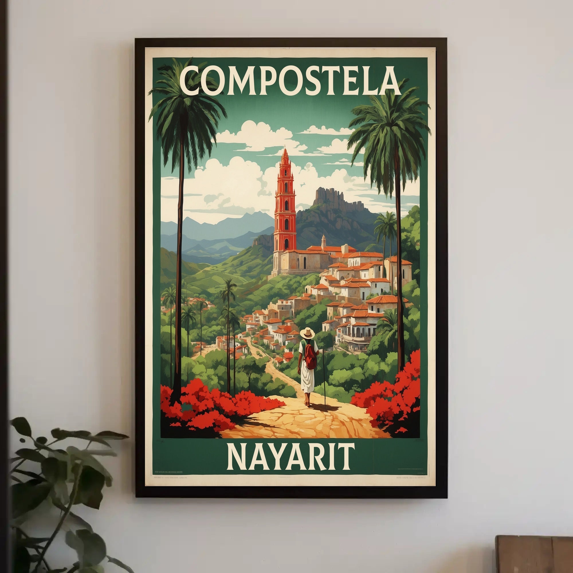 COMPOSTELA NAYARIT Scenic Village Travel Poster PosterGoat