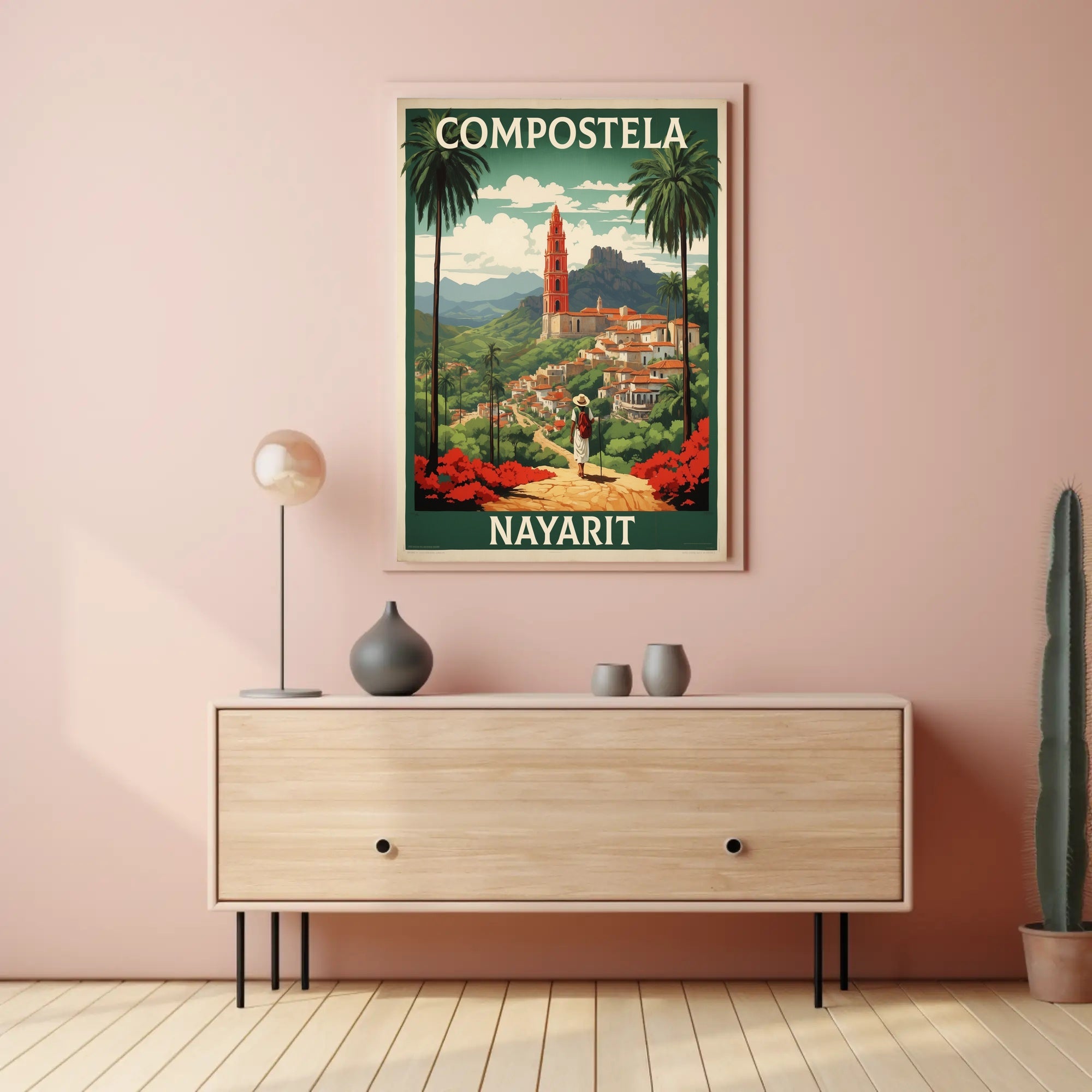 COMPOSTELA NAYARIT Scenic Village Travel Poster PosterGoat