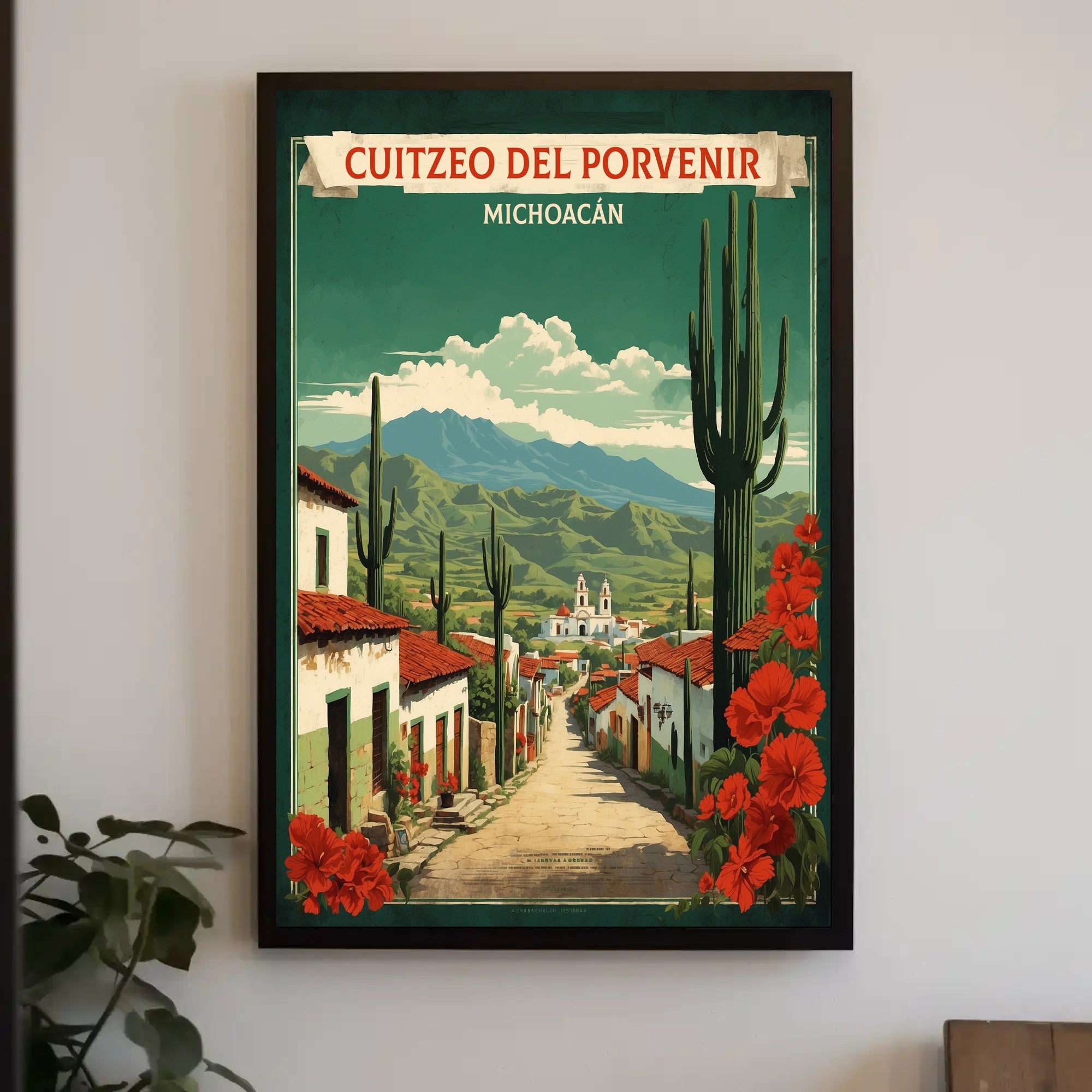 CUITZEO DEL PORVENIR Travel Poster PosterGoat