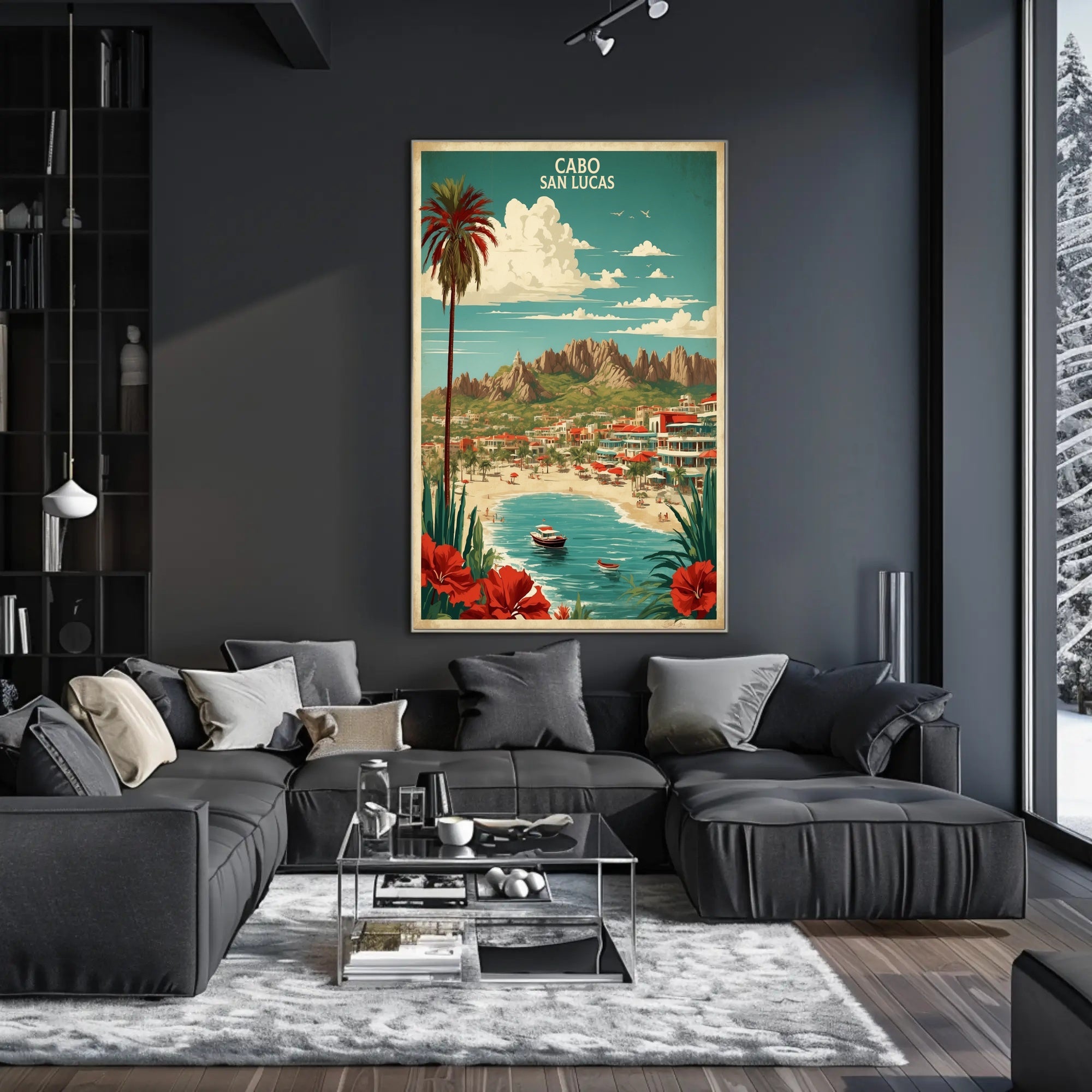 Cabo San Lucas Vintage Travel Poster PosterGoat