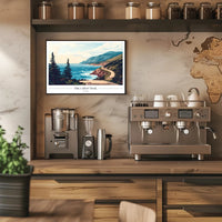 Cabot Trail Coastal Adventure Travel Poster PosterGoat