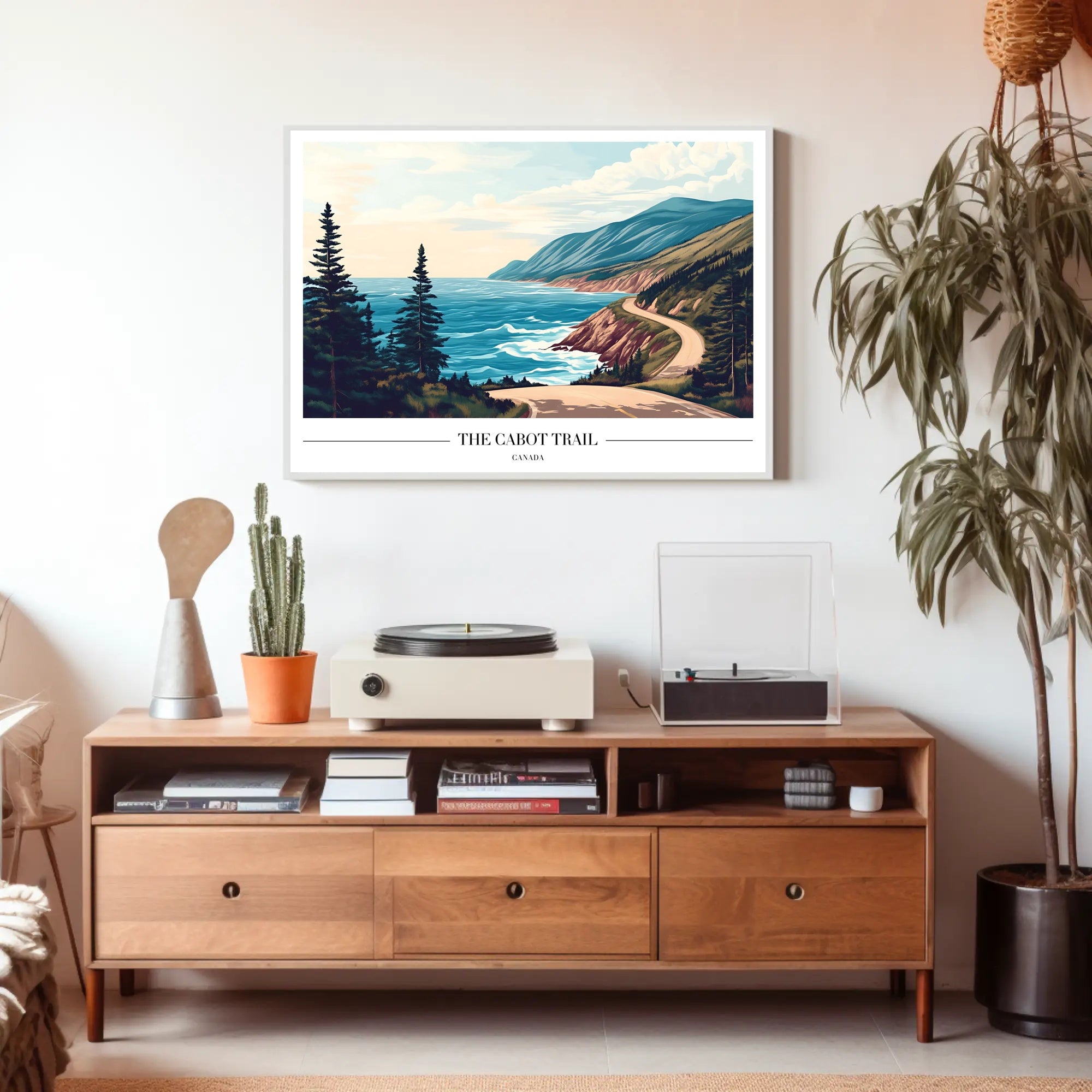 Cabot Trail Coastal Adventure Travel Poster PosterGoat