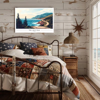 Cabot Trail Coastal Adventure Travel Poster PosterGoat