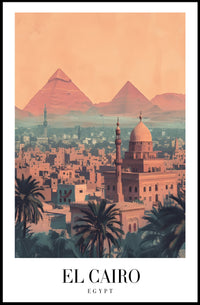 Cairo's Enchanting Blend: Vintage Travel Poster PosterGoat