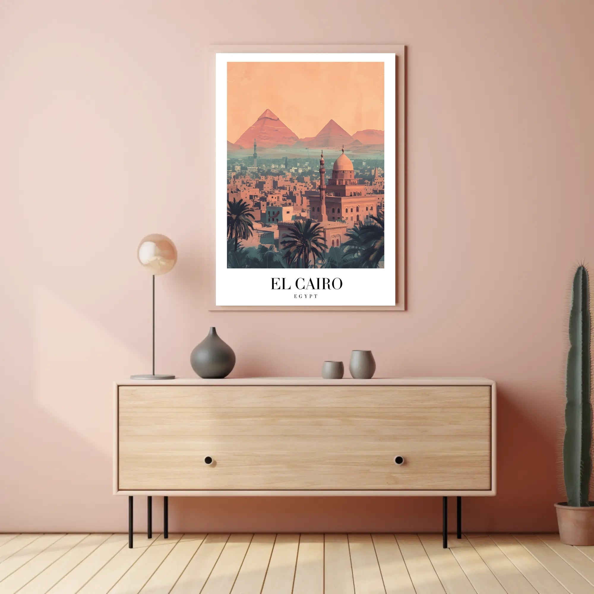 Cairo's Enchanting Blend: Vintage Travel Poster PosterGoat