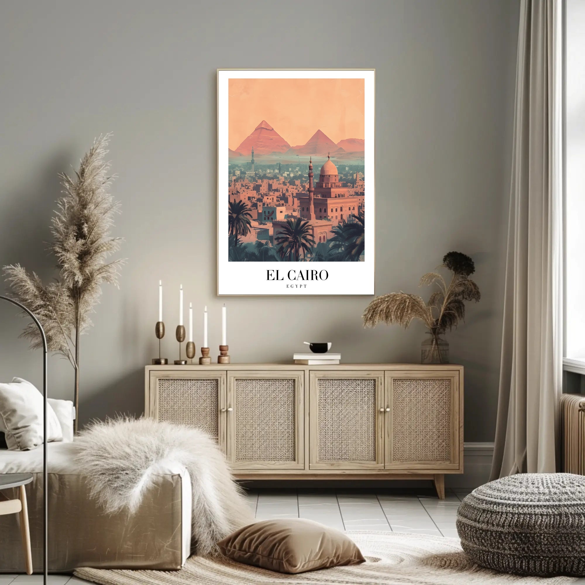 Cairo's Enchanting Blend: Vintage Travel Poster PosterGoat