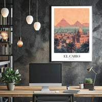 Cairo's Enchanting Blend: Vintage Travel Poster PosterGoat