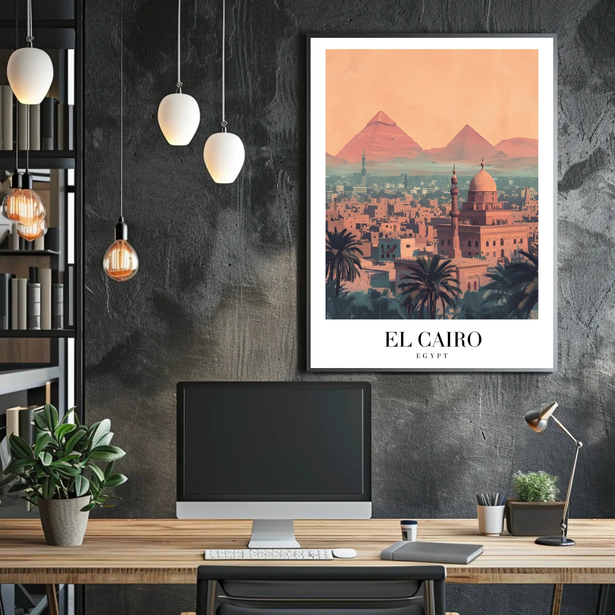 Cairo's Enchanting Blend: Vintage Travel Poster PosterGoat