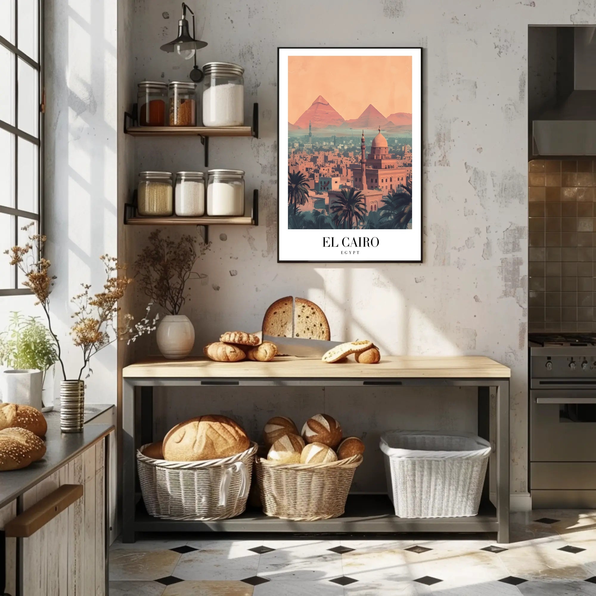 Cairo's Enchanting Blend: Vintage Travel Poster PosterGoat