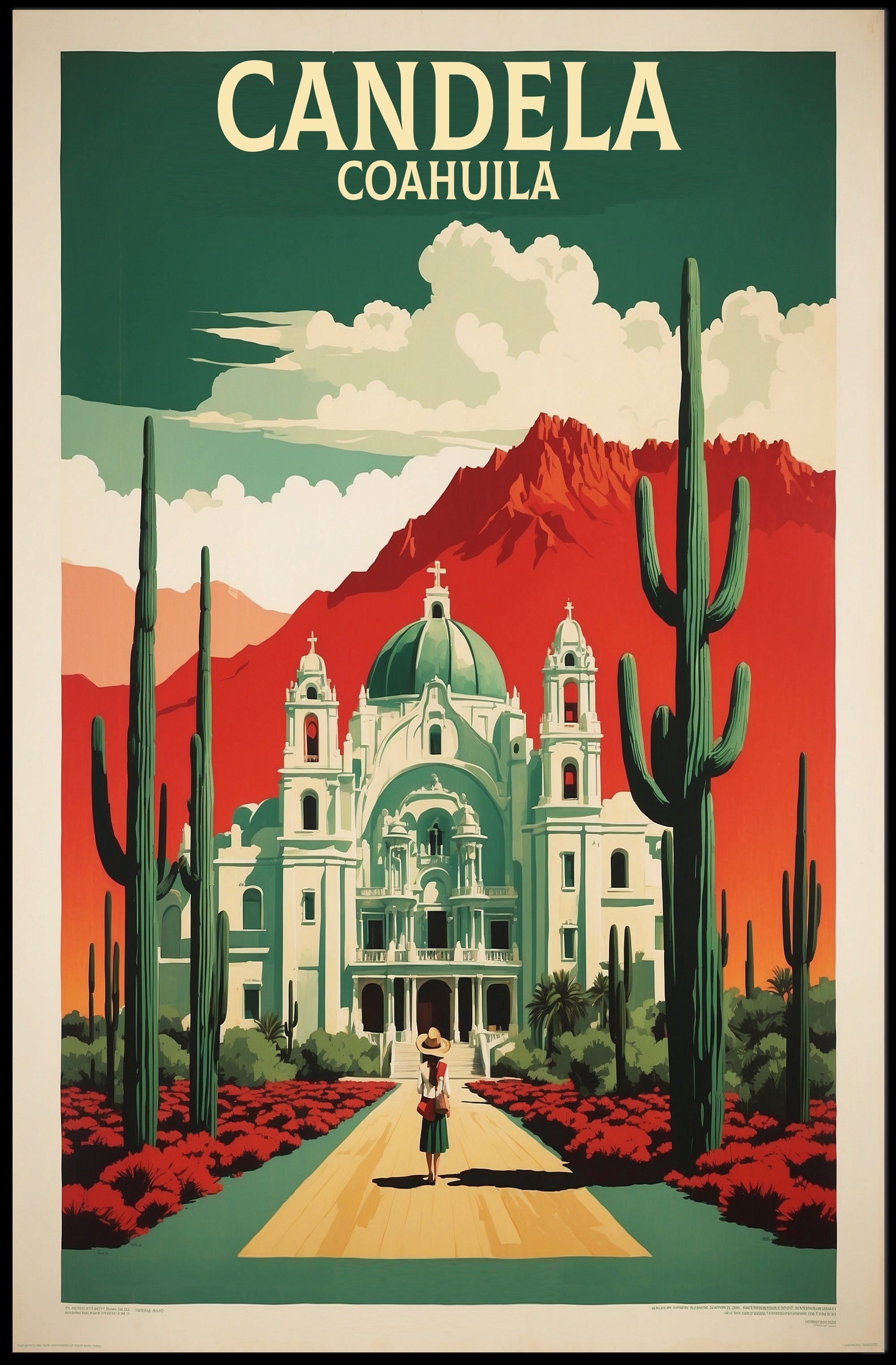 Candela Coahuila Travel Poster PosterGoat