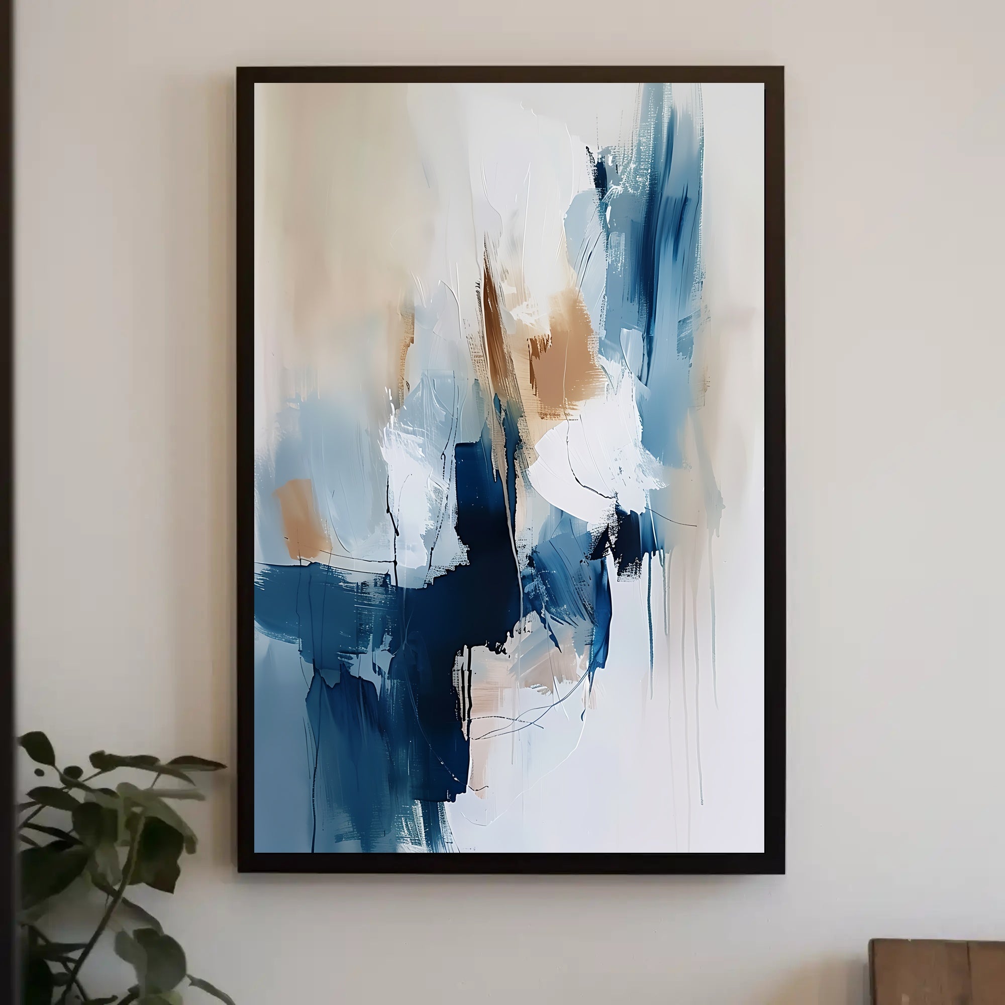 Captivating Depth Modern Abstract Art Poster PosterGoat