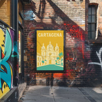 Cartagena Colonial Charm Travel Poster PosterGoat