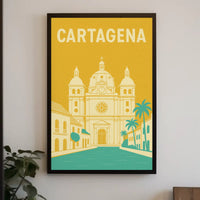 Cartagena Colonial Charm Travel Poster PosterGoat