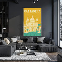 Cartagena Colonial Charm Travel Poster PosterGoat