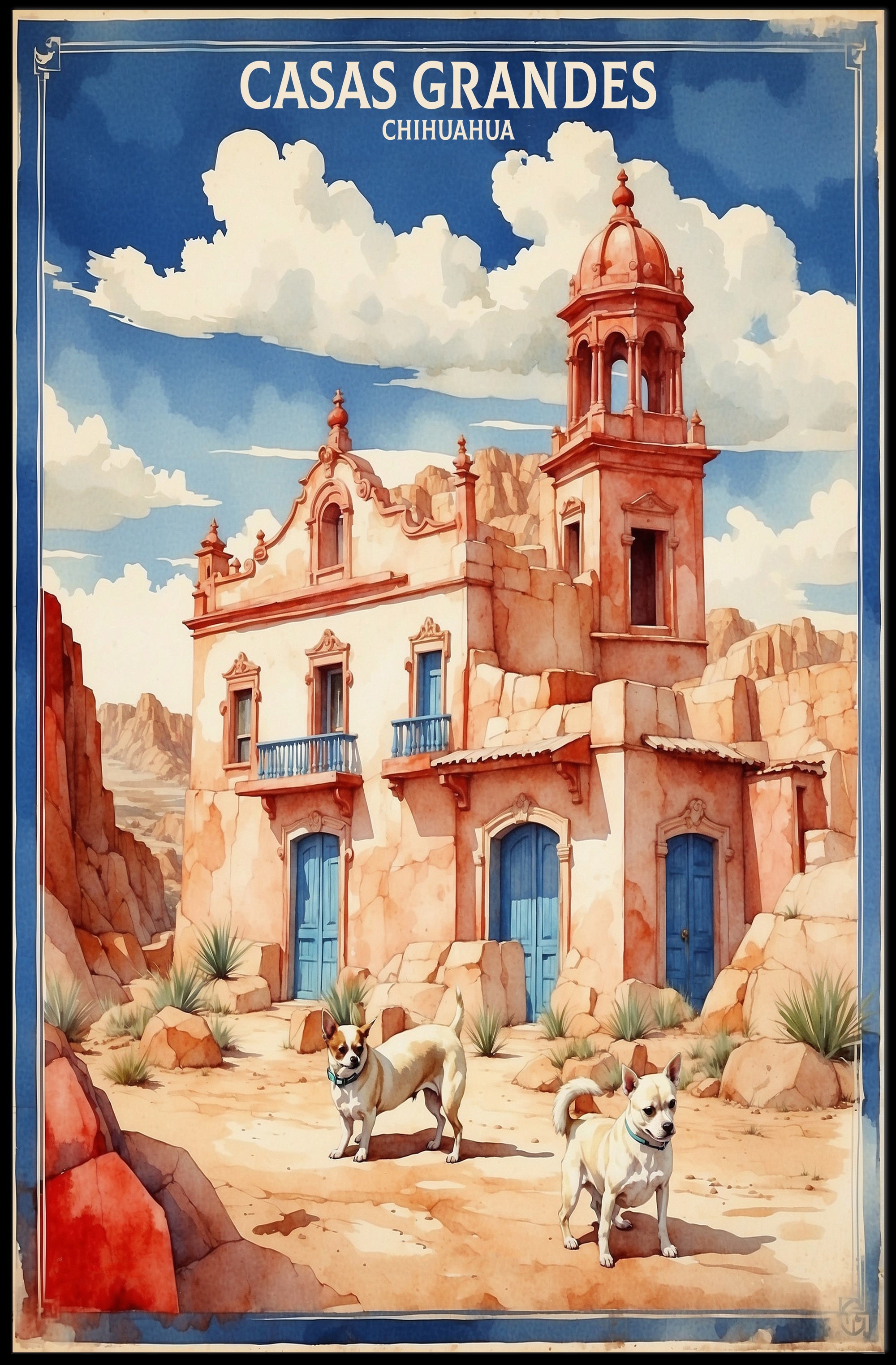 Casas Grandes Chihuahua Cultural Heritage Poster PosterGoat