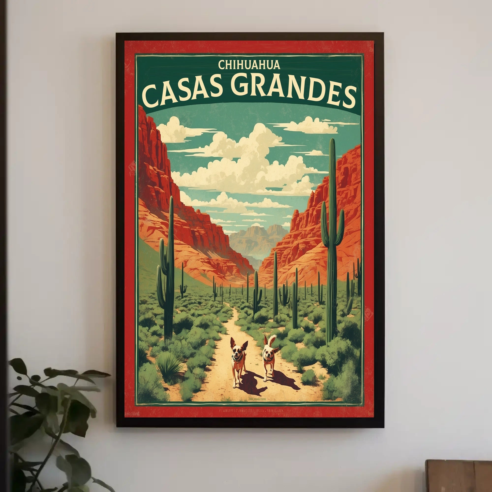 Casas Grandes Desert Adventure Travel Poster PosterGoat