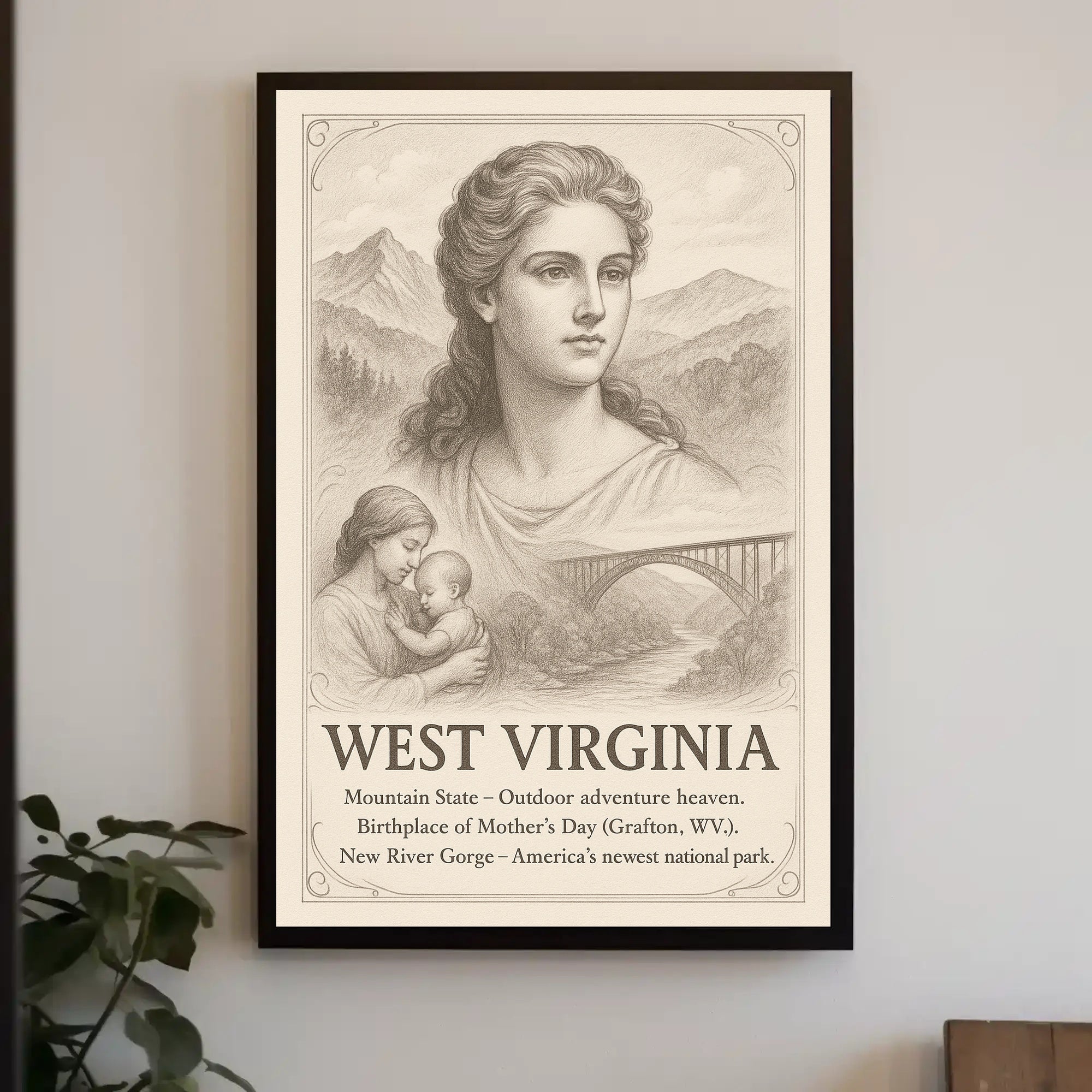 Celebrating West Virginia Poster PosterGoat