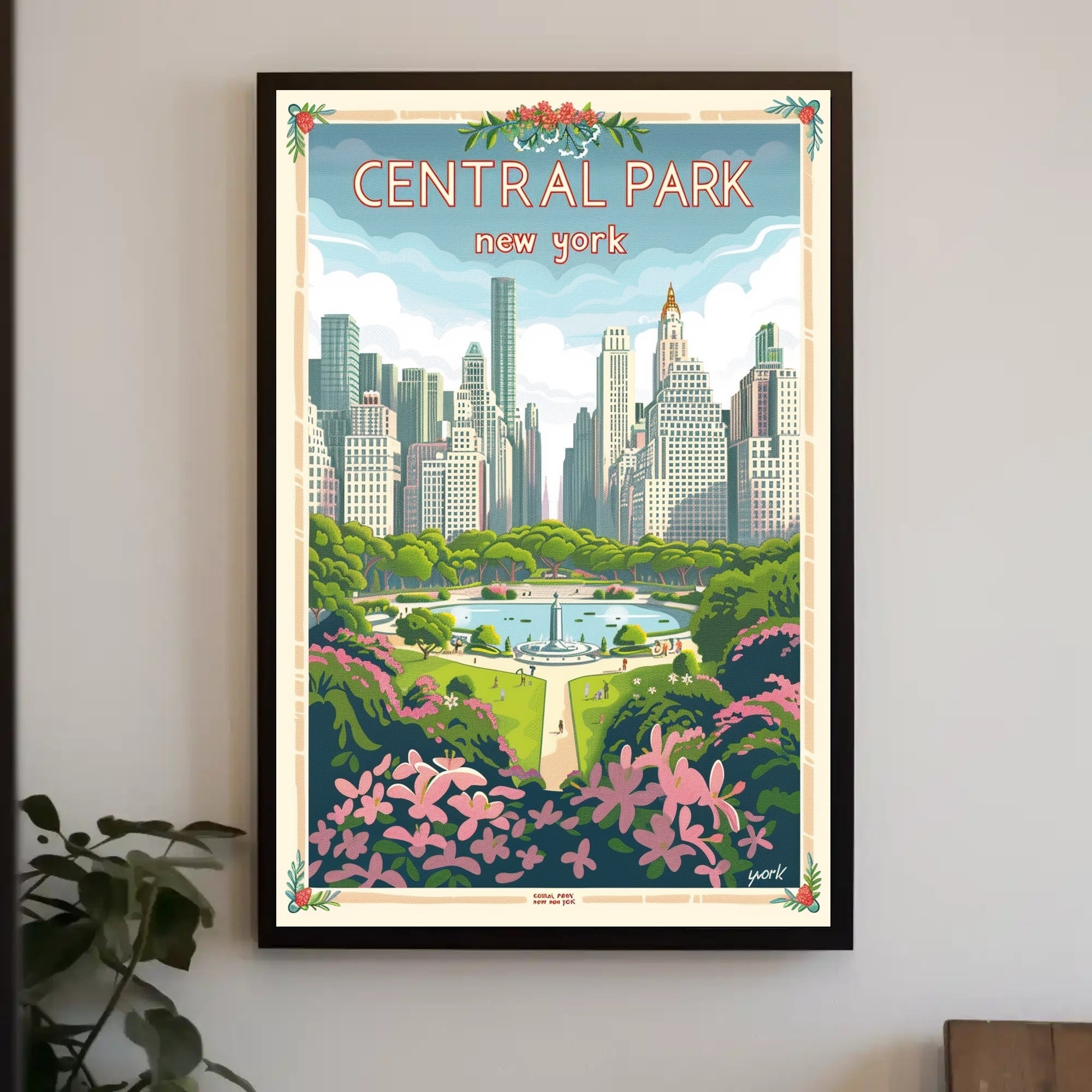 Central Park Skyline Art - Urban or Cityscape Poster PosterGoat