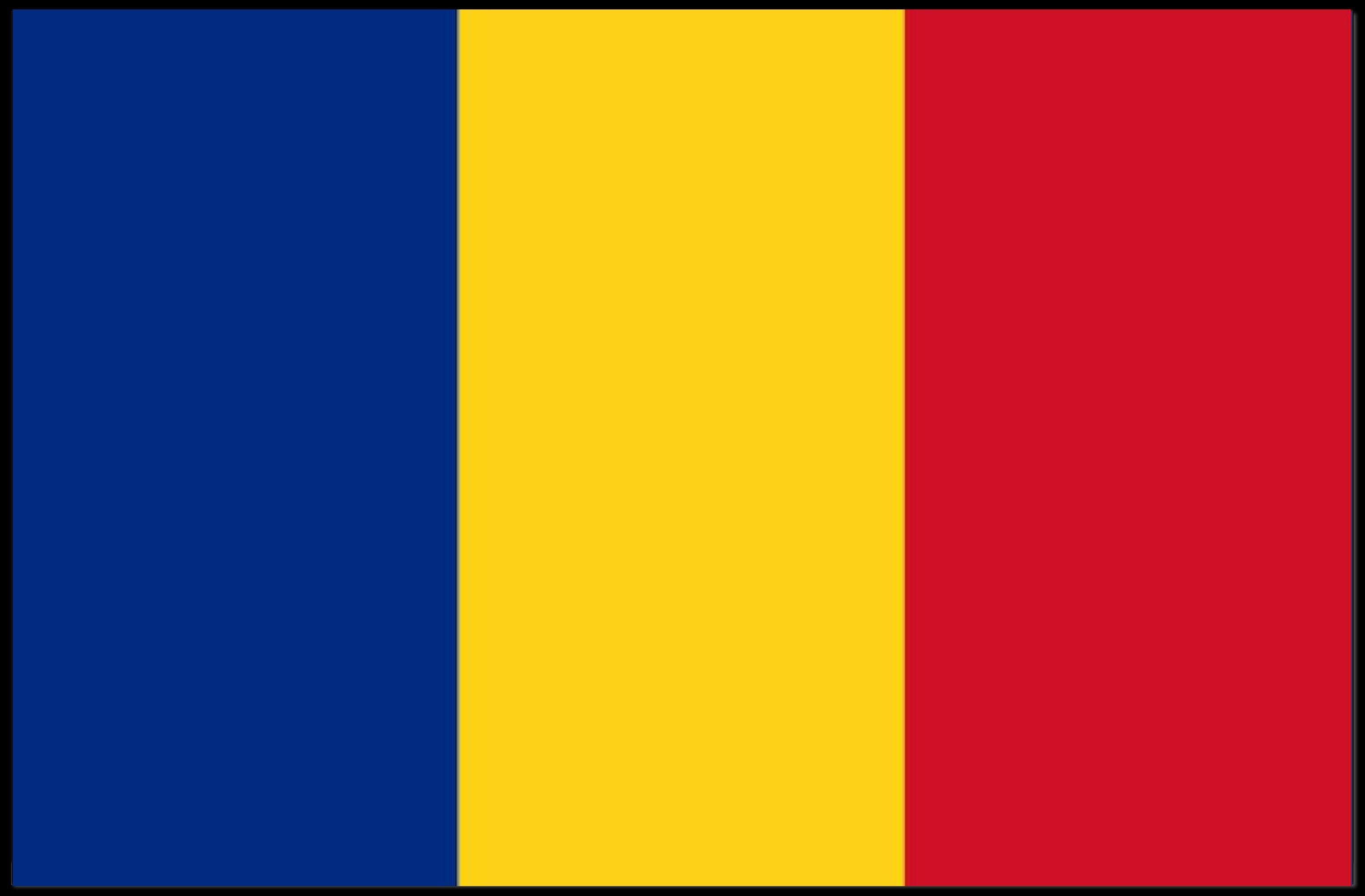 Chad National Flag Bold Patriotic Country Flag Poster PosterGoat