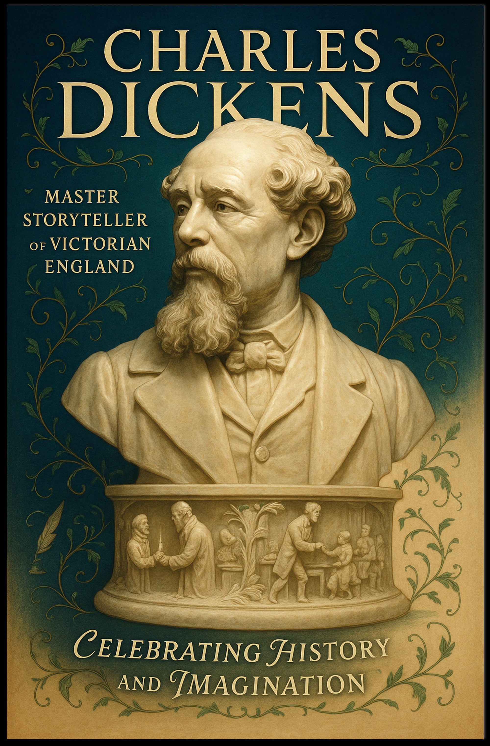 Charles Dickens Master Storyteller of Victorian England Poster PosterGoat