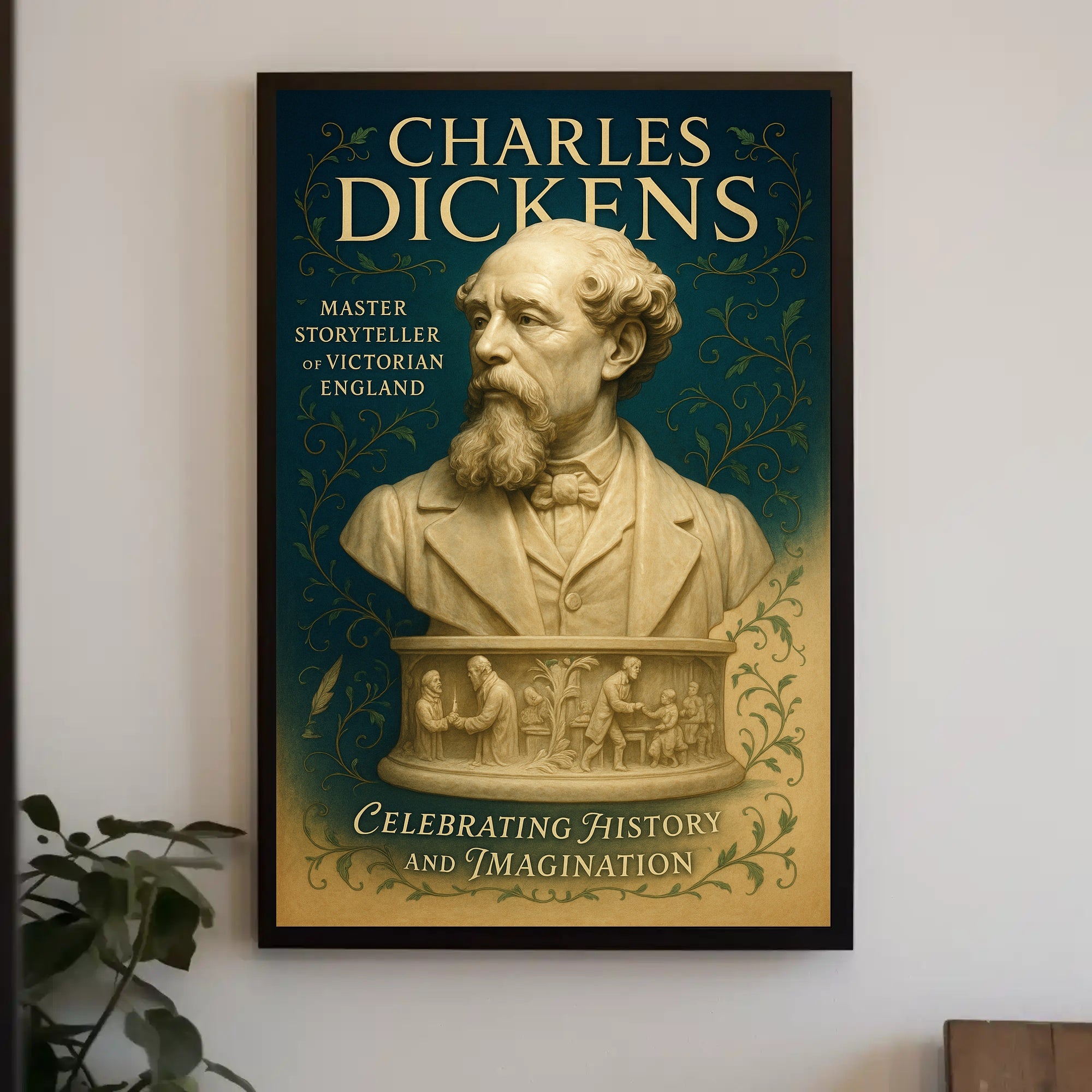 Charles Dickens Master Storyteller of Victorian England Poster PosterGoat