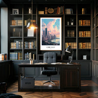 Chicago Skyline Art: Serene Urban Cityscape Poster PosterGoat