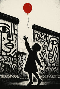 Child Reaching for Hope Artistic Pop Culture Poster PosterGoat