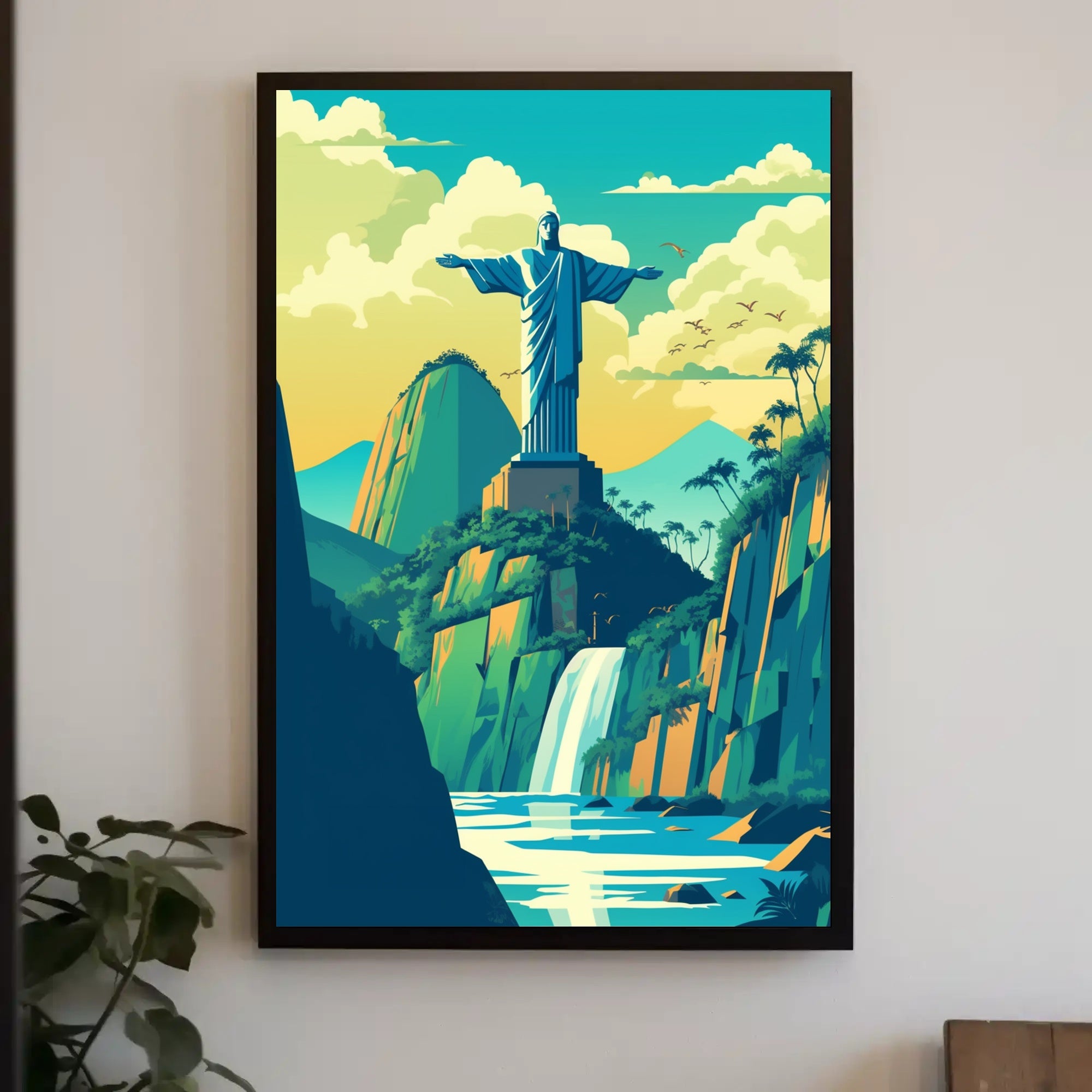 Christ the Redeemer Travel Poster PosterGoat