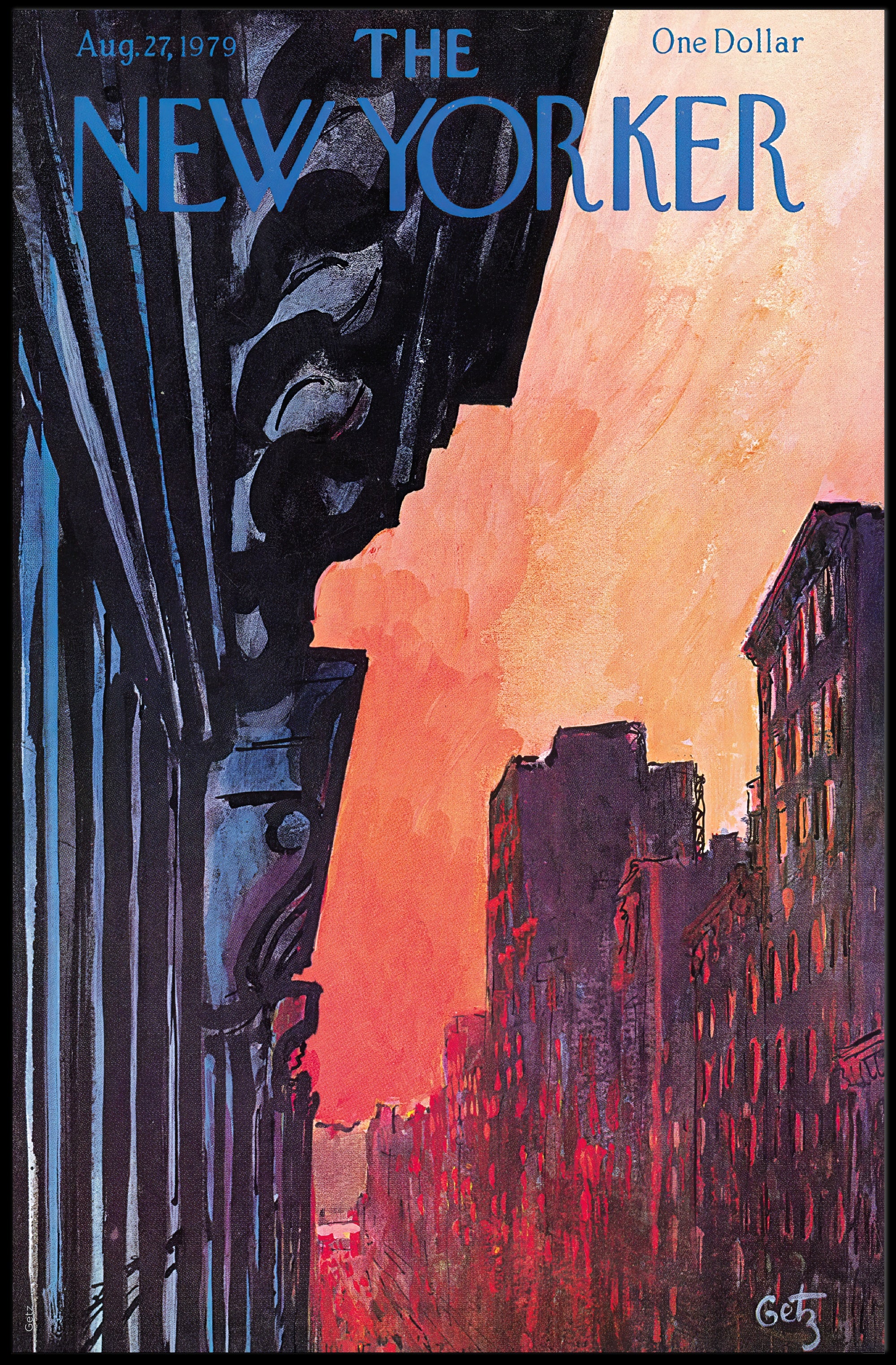 Cityscape Elegance: New York Travel Poster PosterGoat